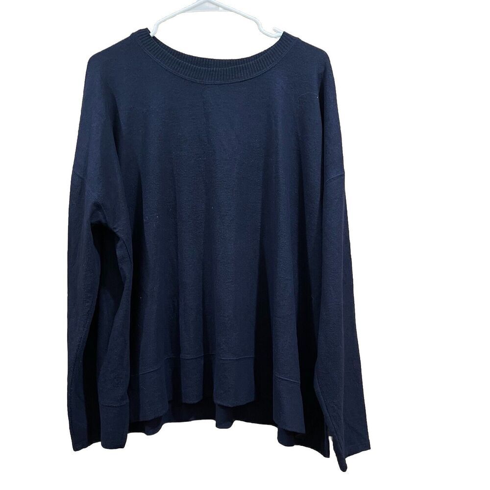 Lucky Brand EST. 1990 Women's Size XXL Blue‎ Stretchy Sweatshirt Preowned
